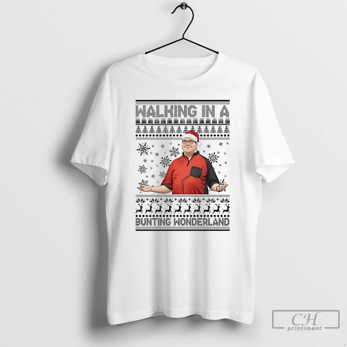 Classic Stephen Bunting Walking In A Bunting Wonderland Christmas T Shirts Hoodie, Sweatshirt | InkRitualCo.com