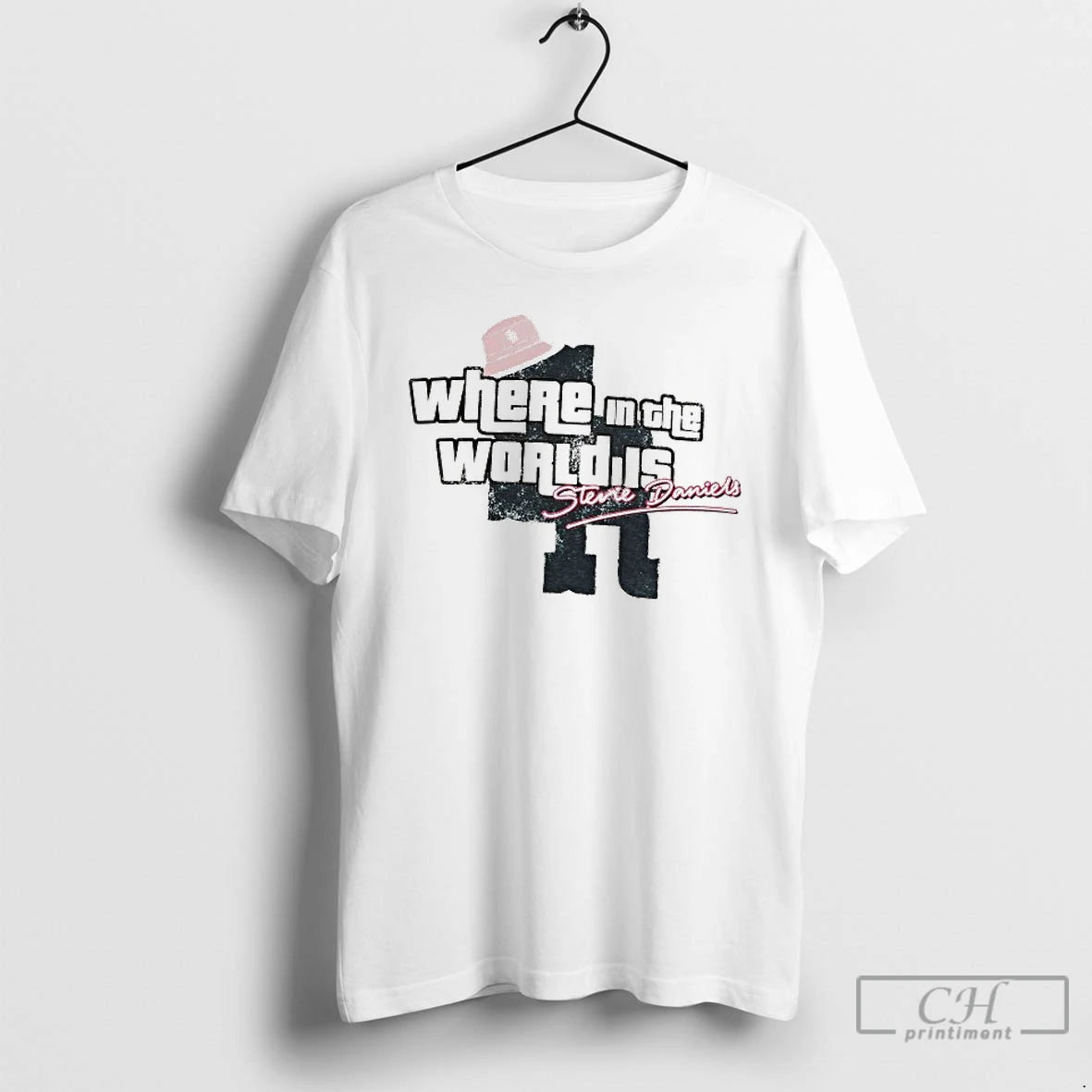 Classic Stevie Daniels Where In The World Is T-Shirts, Hoodie, Sweatshirt | InkRitualCo.com