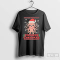 Classic Stranger Christmas Demogorgon Ugly Christmas Lights T-Shirts, Hoodie, Sweatshirt | InkRitualCo.com