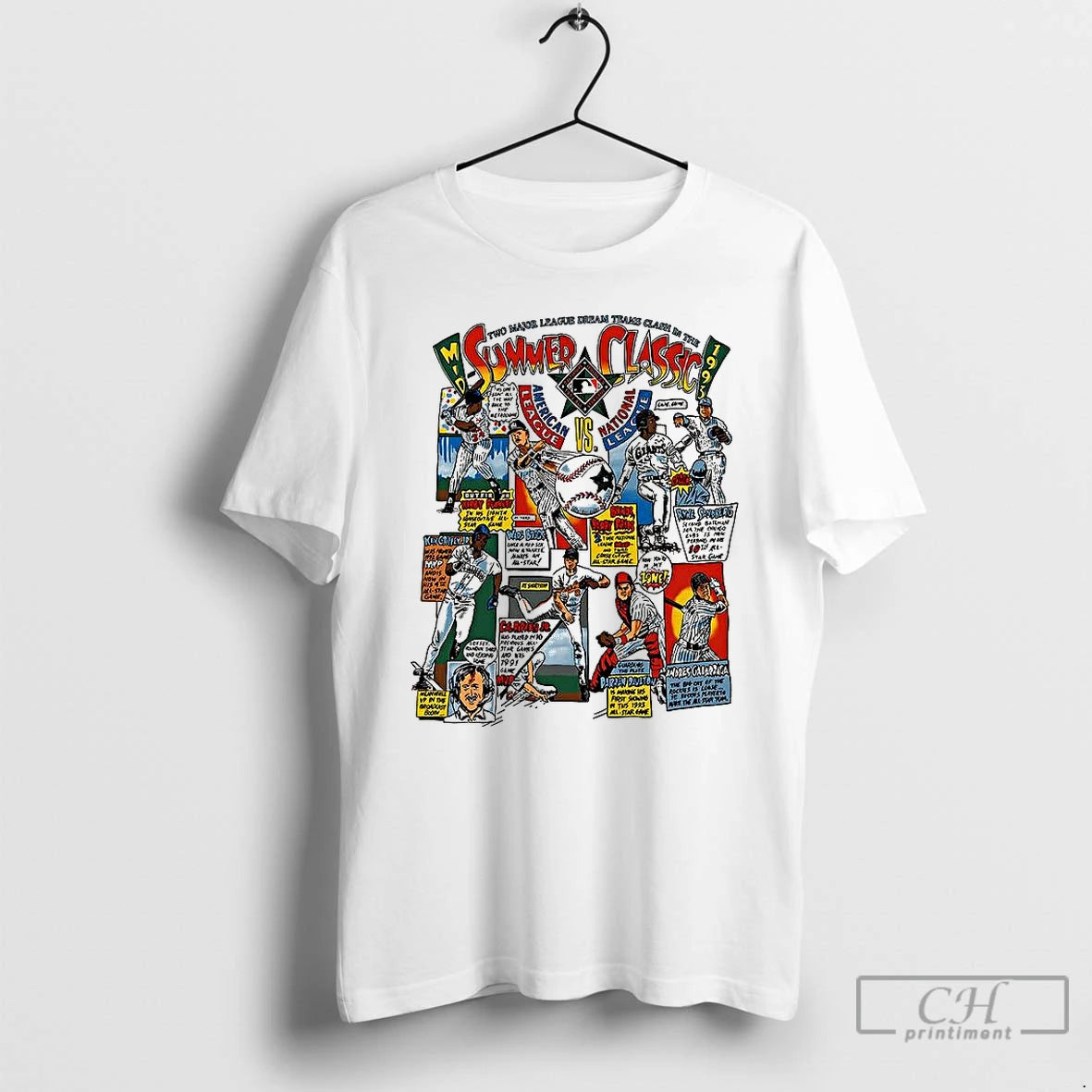 Classic Summer Classic Two Major League Dream Teams Clash In The 1993 T Shirts Hoodie, Sweatshirt | InkRitualCo.com
