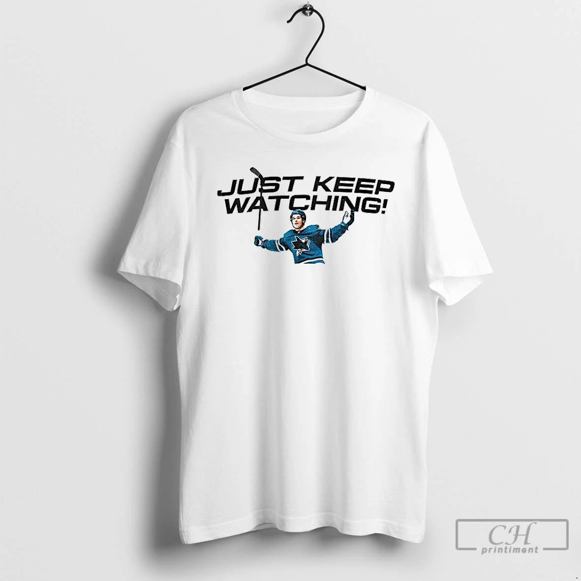 Classic Tate Mcrae San Jose Sharks Just Keep Watching T-Shirts, Hoodie, Sweatshirt | InkRitualCo.com