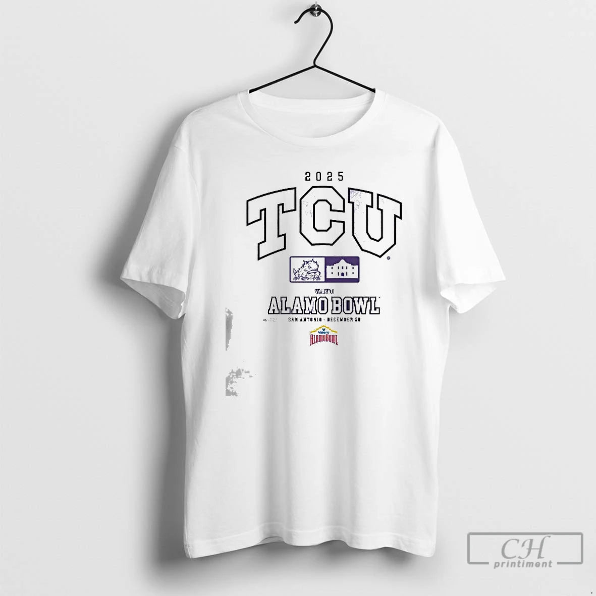 Classic Tcu Horned Frogs 2025 Valero Alamo Bowl T-Shirts, Hoodie, Sweatshirt | InkRitualCo.com