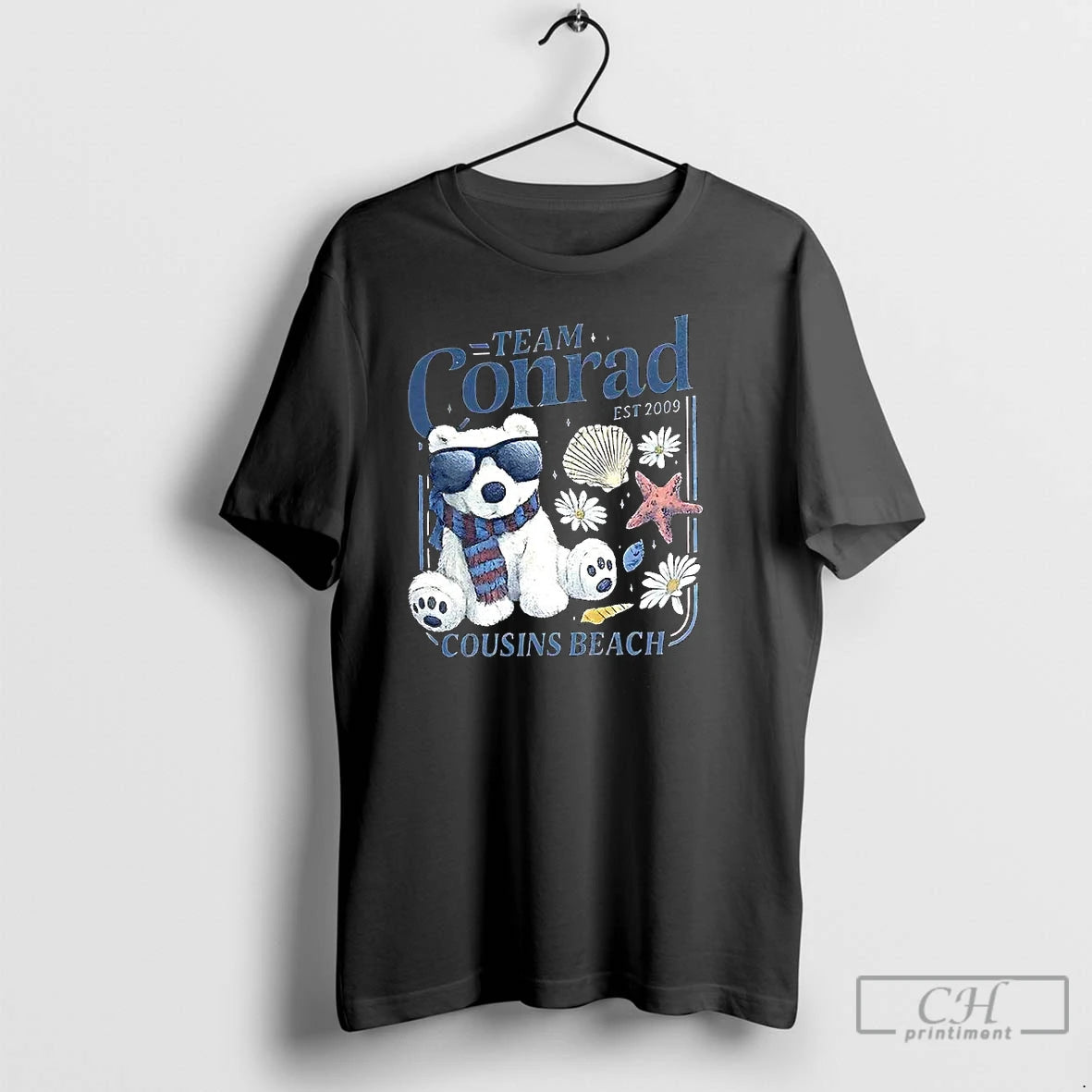 Classic Team Conrad Junior Mint Bear Est 2009 Cousins Beach T-Shirts, Hoodie, Sweatshirt | InkRitualCo.com