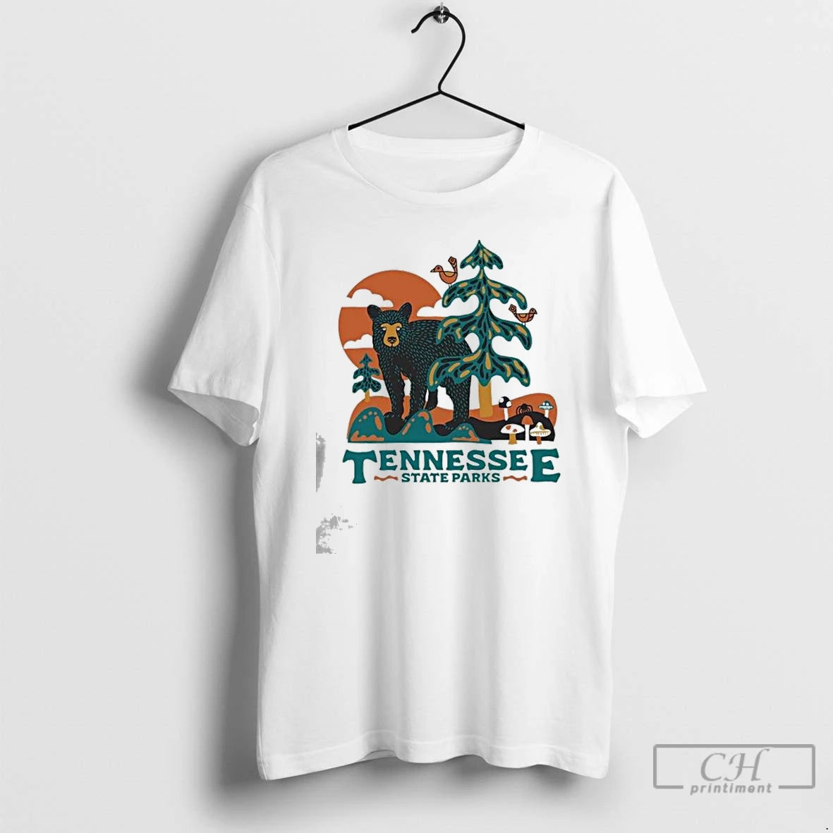 Classic Tennessee State Parks Bear In The Woods T Shirts Hoodie, Sweatshirt | InkRitualCo.com
