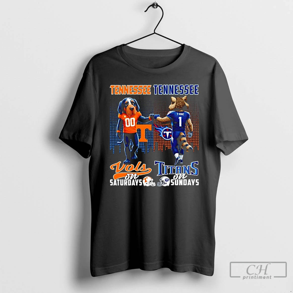 Classic Tennessee Volunteers On Saturdays X Tennessee Titans On Sundays Mascot T-Shirts, Hoodie, Sweatshirt | InkRitualCo.com