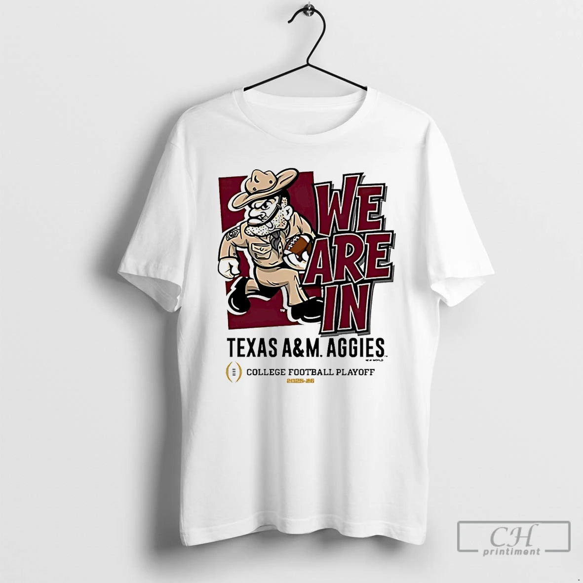 Classic Texas Am Aggies 2025 Cfp Bound We Are In Mascot T-Shirts, Hoodie, Sweatshirt | InkRitualCo.com