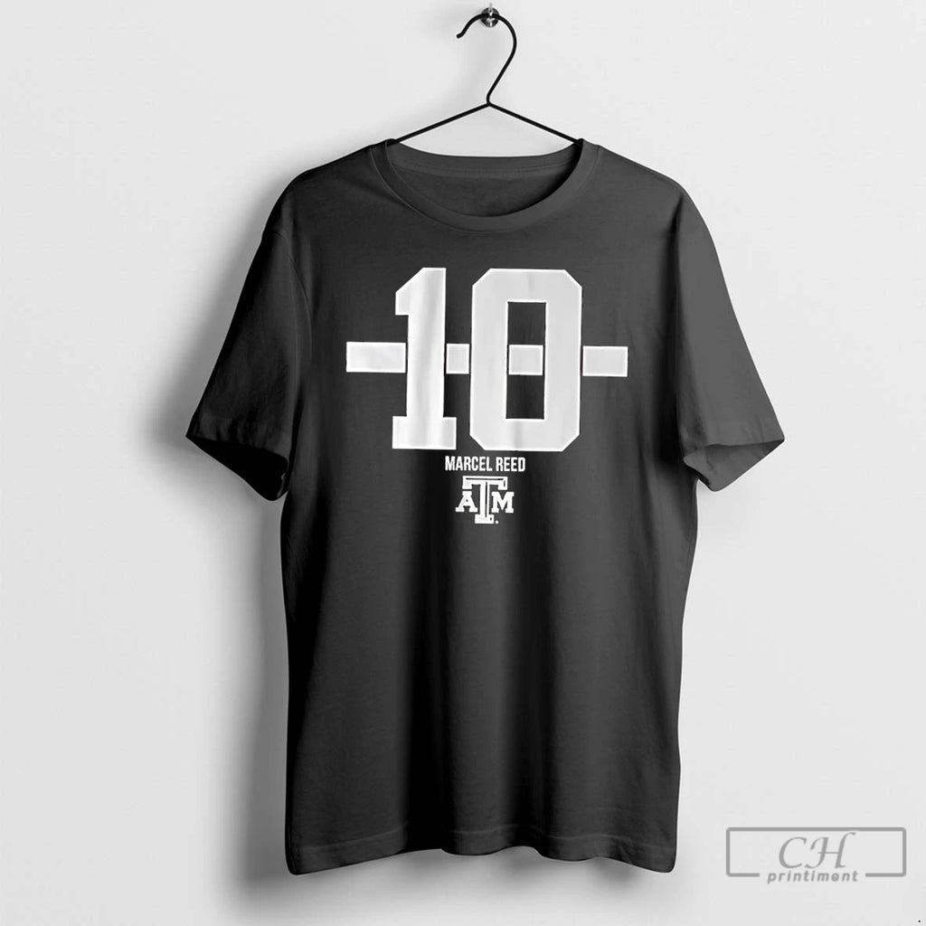 Classic Texas Am Football Marcel Reed 10 Stripe T-Shirts, Hoodie, Sweatshirt | InkRitualCo.com