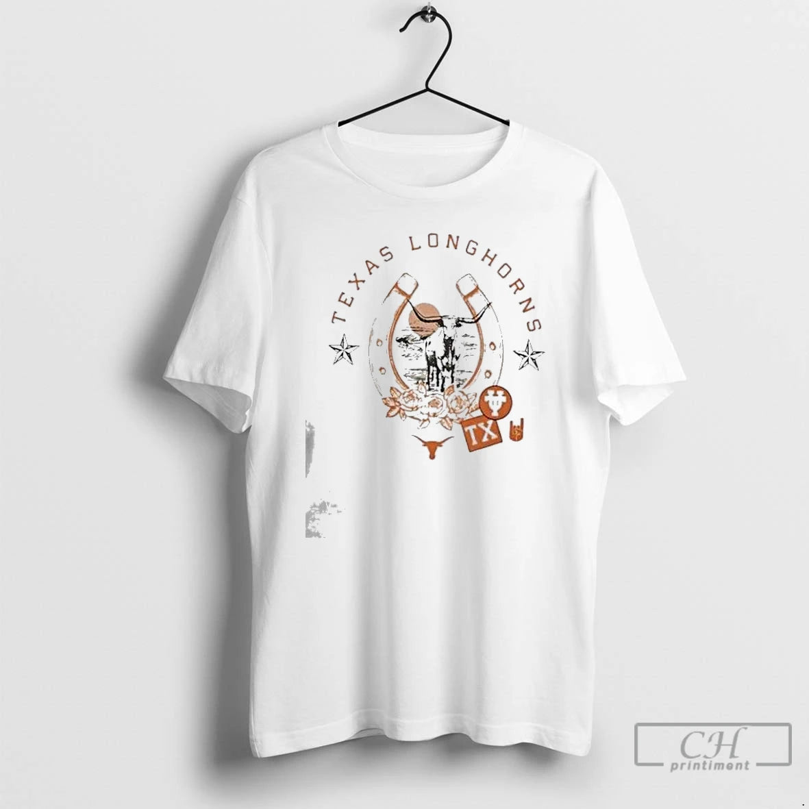Classic Texas Longhorns Bevo In Horseshoe African Buffalo T Shirts Hoodie, Sweatshirt | InkRitualCo.com