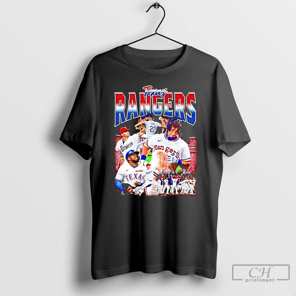 Classic Texas Rangers Team Collage Celebrate 2025 T-Shirts, Hoodie, Sweatshirt | InkRitualCo.com