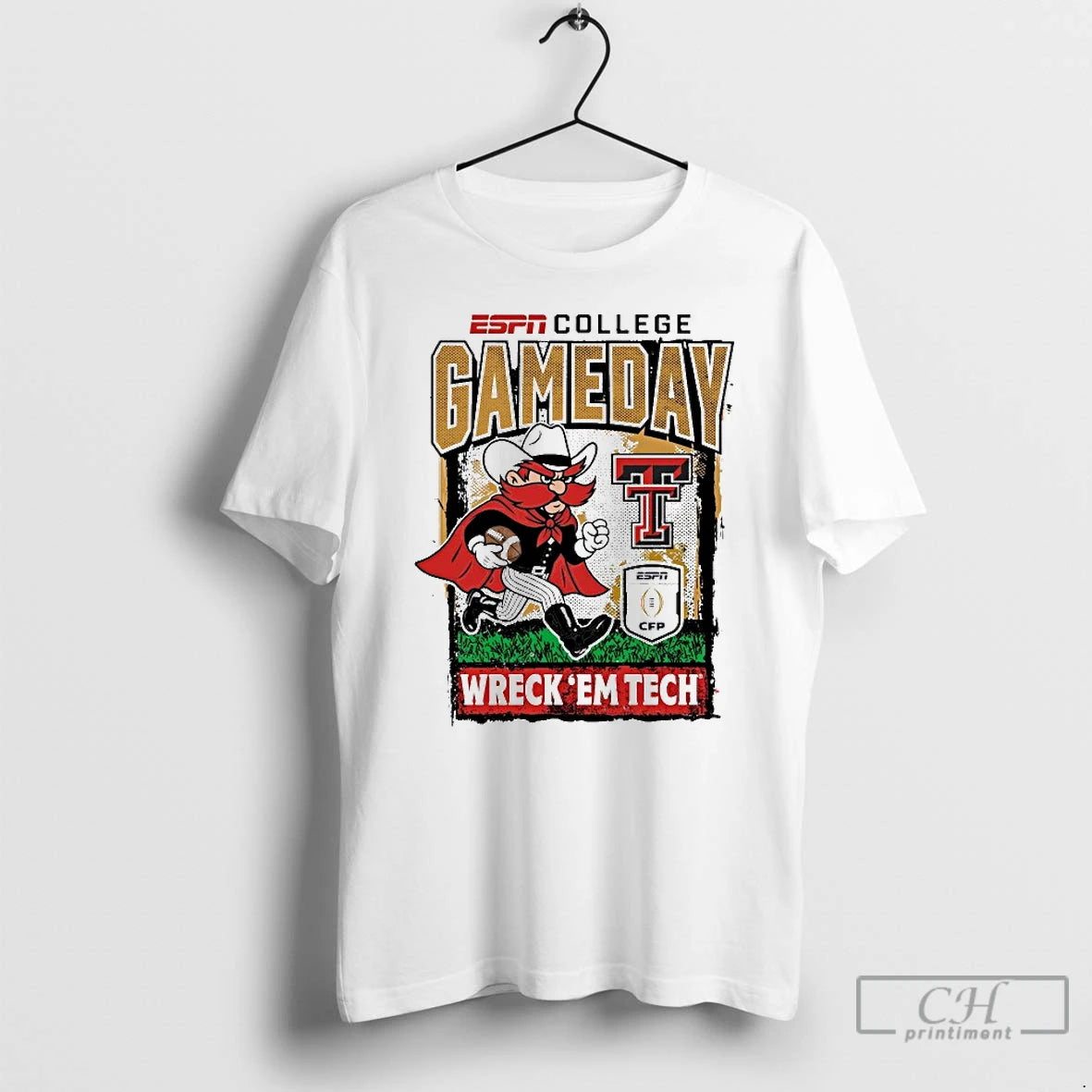 Classic Texas Tech Red Raiders Cfp 25 2026 Wreck Em Tech Gameday Runner Mascot T-Shirts, Hoodie, Sweatshirt | InkRitualCo.com