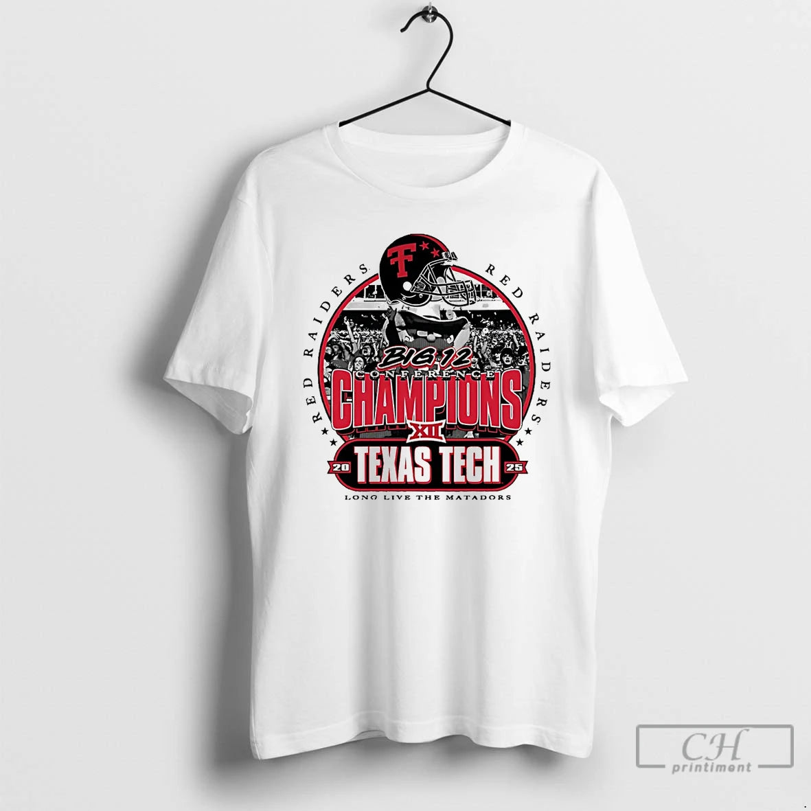 Classic Texas Tech Football 2025 Big 12 Conference Champions Long Live The Matadors T Shirts Hoodie, Sweatshirt