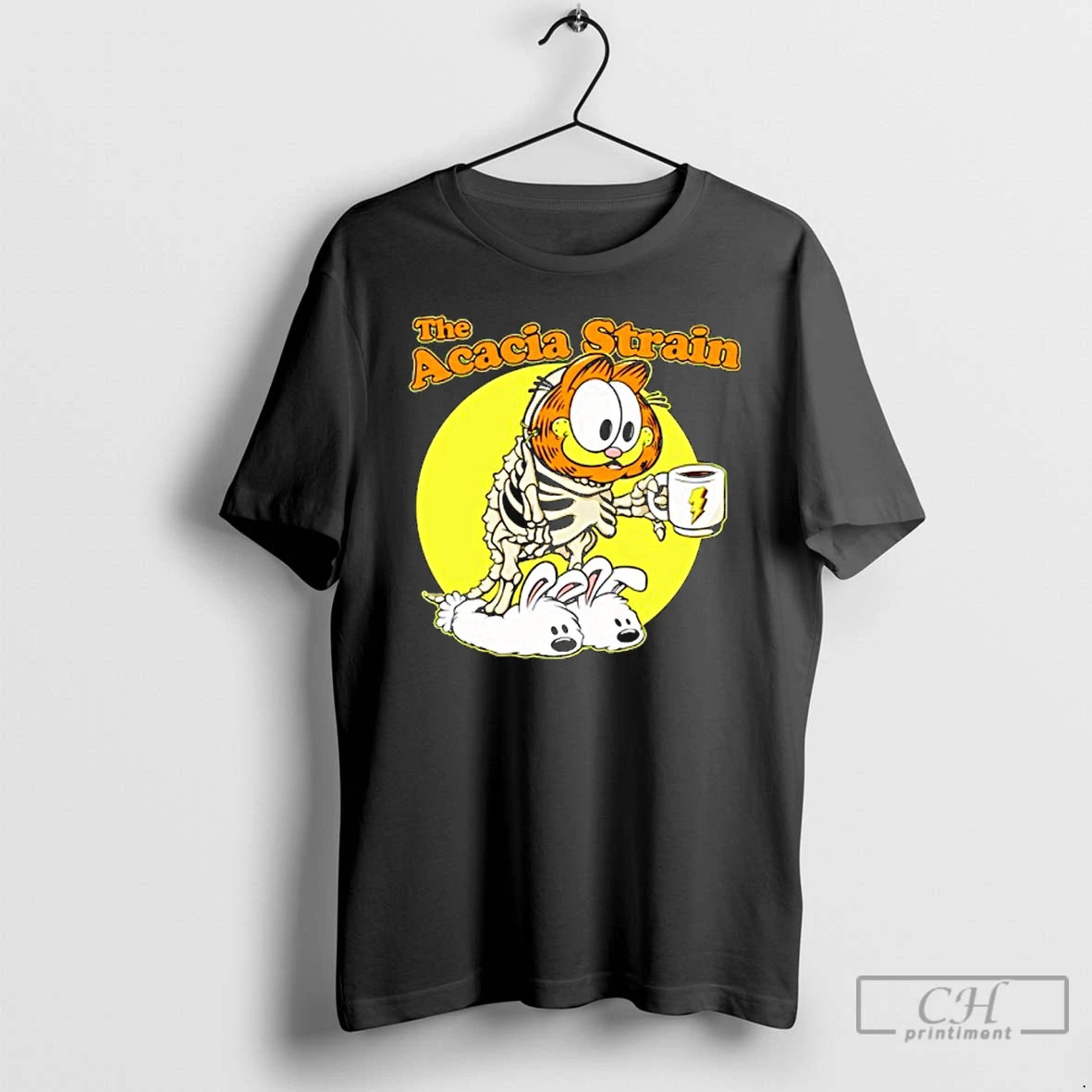 Classic The Acacia Strain Skeleton Cat Coffee T Shirts Hoodie, Sweatshirt | InkRitualCo.com