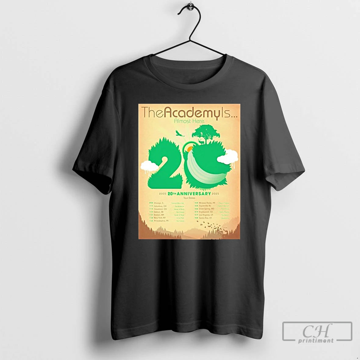 Classic The Academy Is 20 Year Almost Here Anniversary Tour 2025 2026 T Shirts Sweater Hoodie, Sweatshirt | InkRitualCo.com