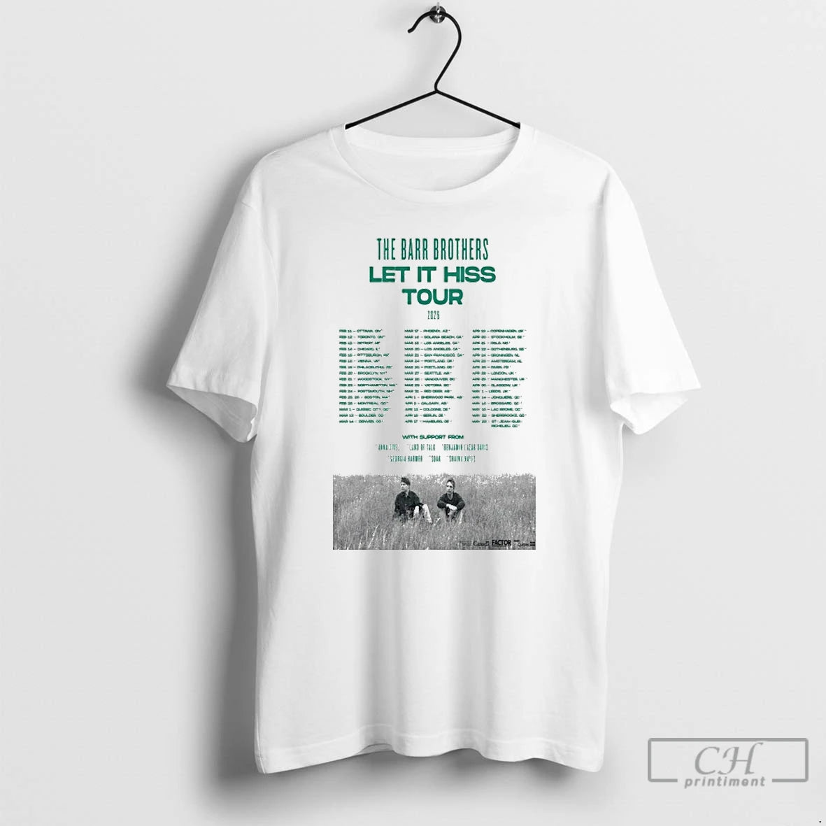 Classic The Barr Brothers Let It Hiss Tour 2026 Dates T-Shirts, Hoodie, Sweatshirt | InkRitualCo.com