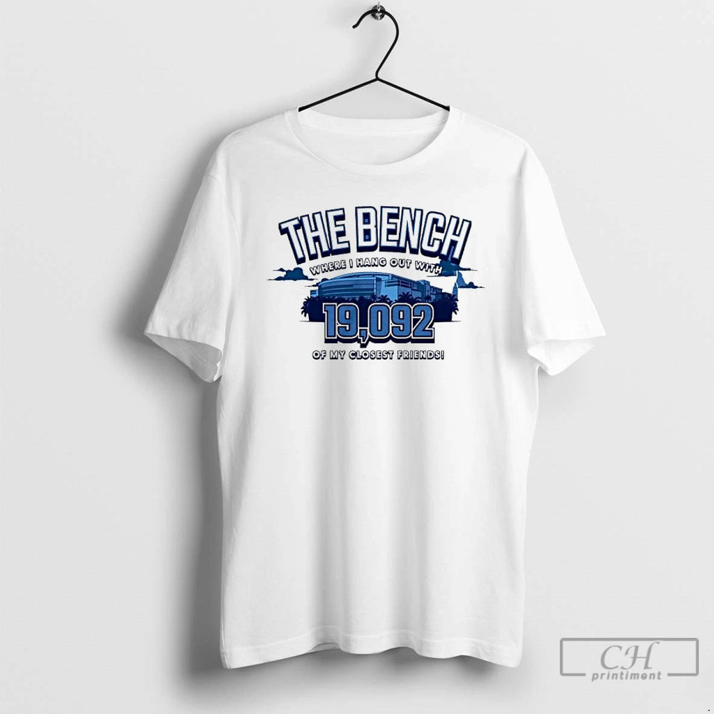 Classic The Bench Where I Hang Out With 19092 Of My Closest Friends T Shirts Hoodie, Sweatshirt | InkRitualCo.com