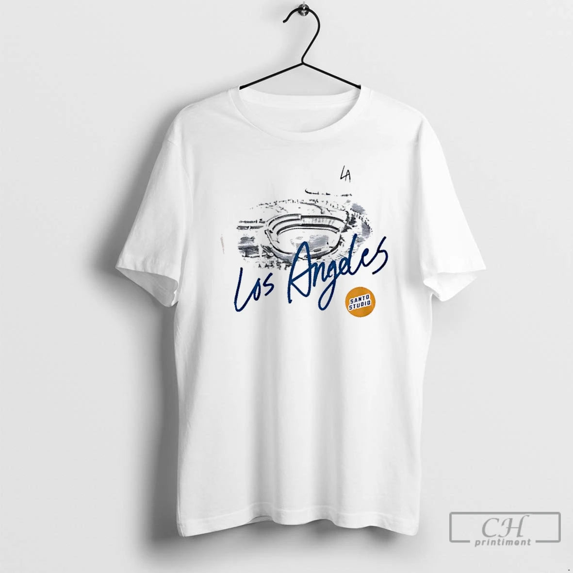 Classic The Blue Crew Los Angeles Dodgers Stadium 2 Sided T Shirts Hoodie, Sweatshirt | InkRitualCo.com