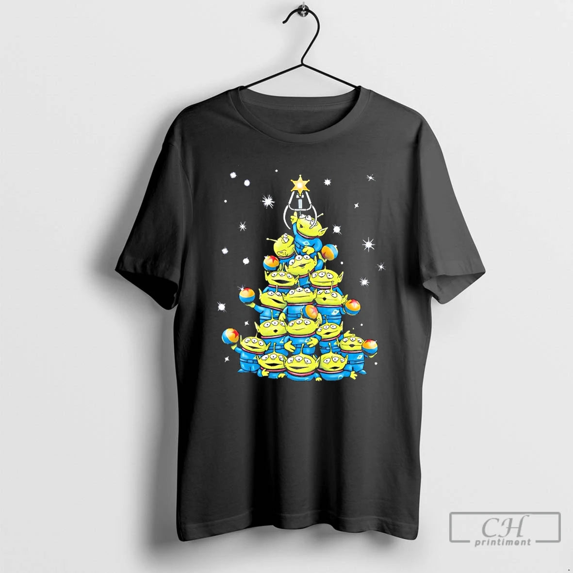 Classic The Claw Mas Little Green Men Christmas Tree T-Shirts, Hoodie, Sweatshirt | InkRitualCo.com