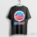 Classic The Detroit Major Sports Detroit Pistons Detroit Red Wings Detroit Lions Logo Skyline T-Shirts, Hoodie, Sweatshirt