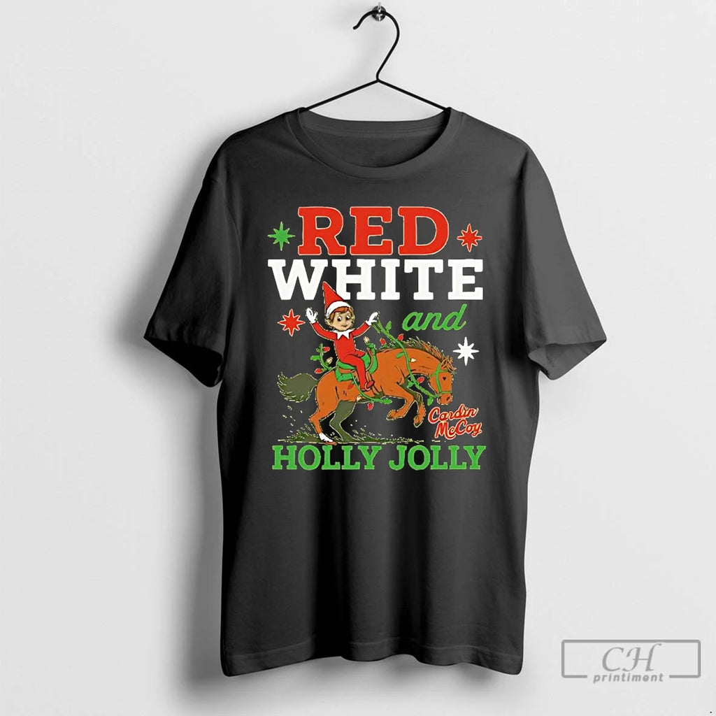 Classic The Elf Red White And Holly Jolly Christmas T Shirts Hoodie, Sweatshirt | InkRitualCo.com