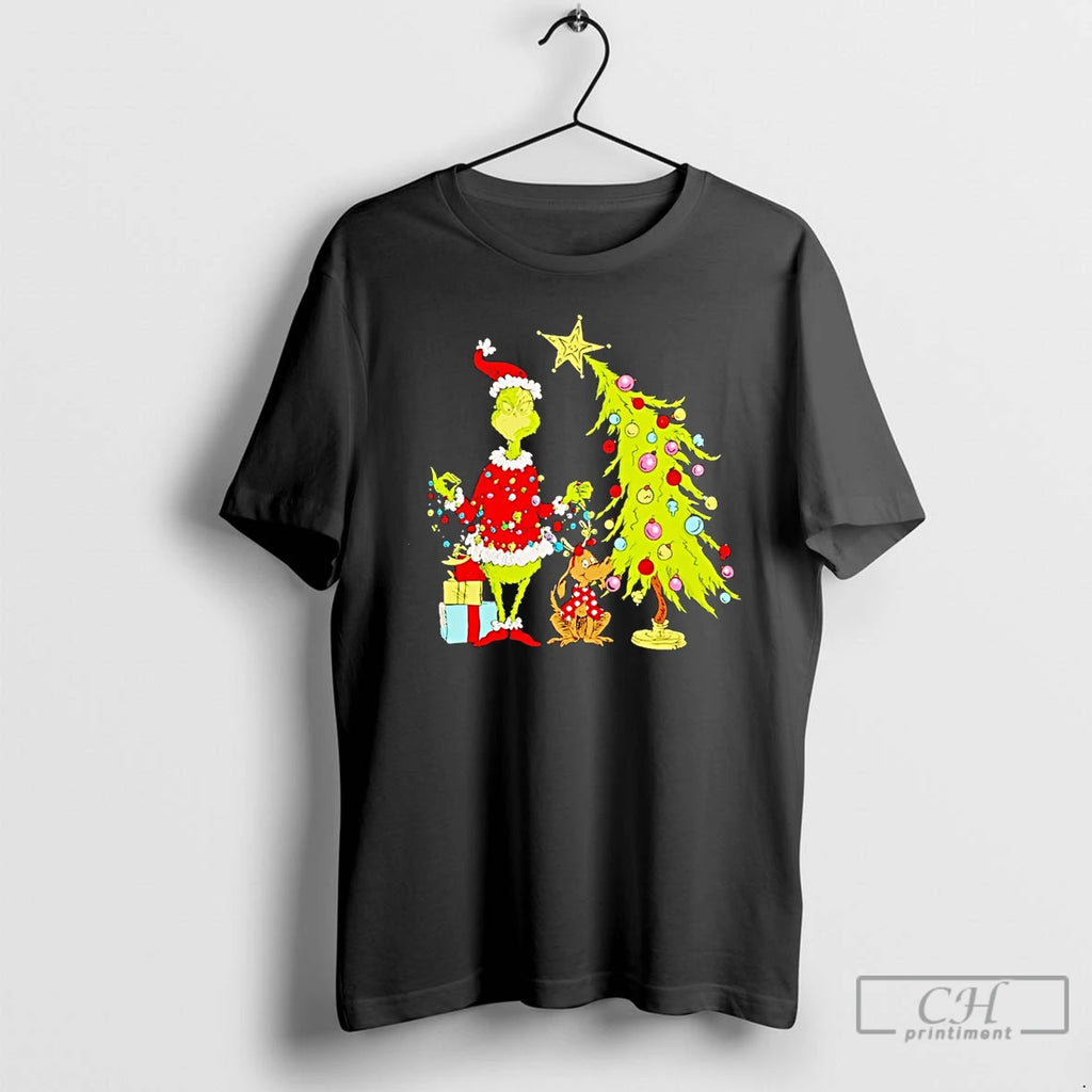 Classic The Grinch Christmas Tree T Shirts Hoodie, Sweatshirt | InkRitualCo.com
