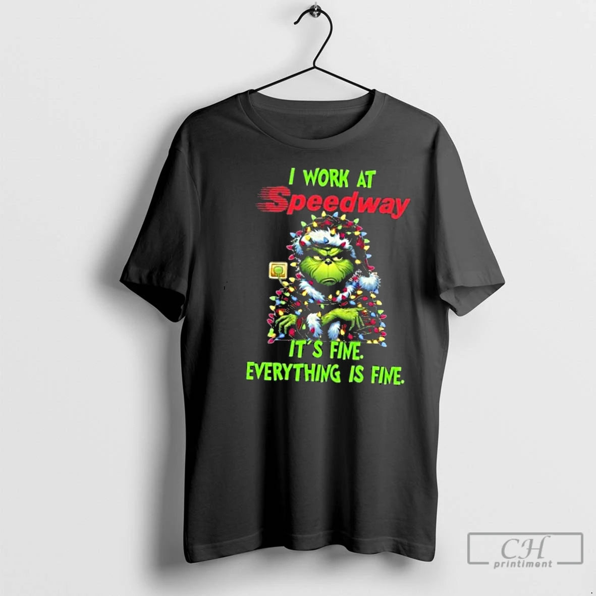 Classic The Grinch I Work At Speedway Its Fine Everything Is Fine Merry Christmas 2025 T-Shirts, Hoodie, Sweatshirt
