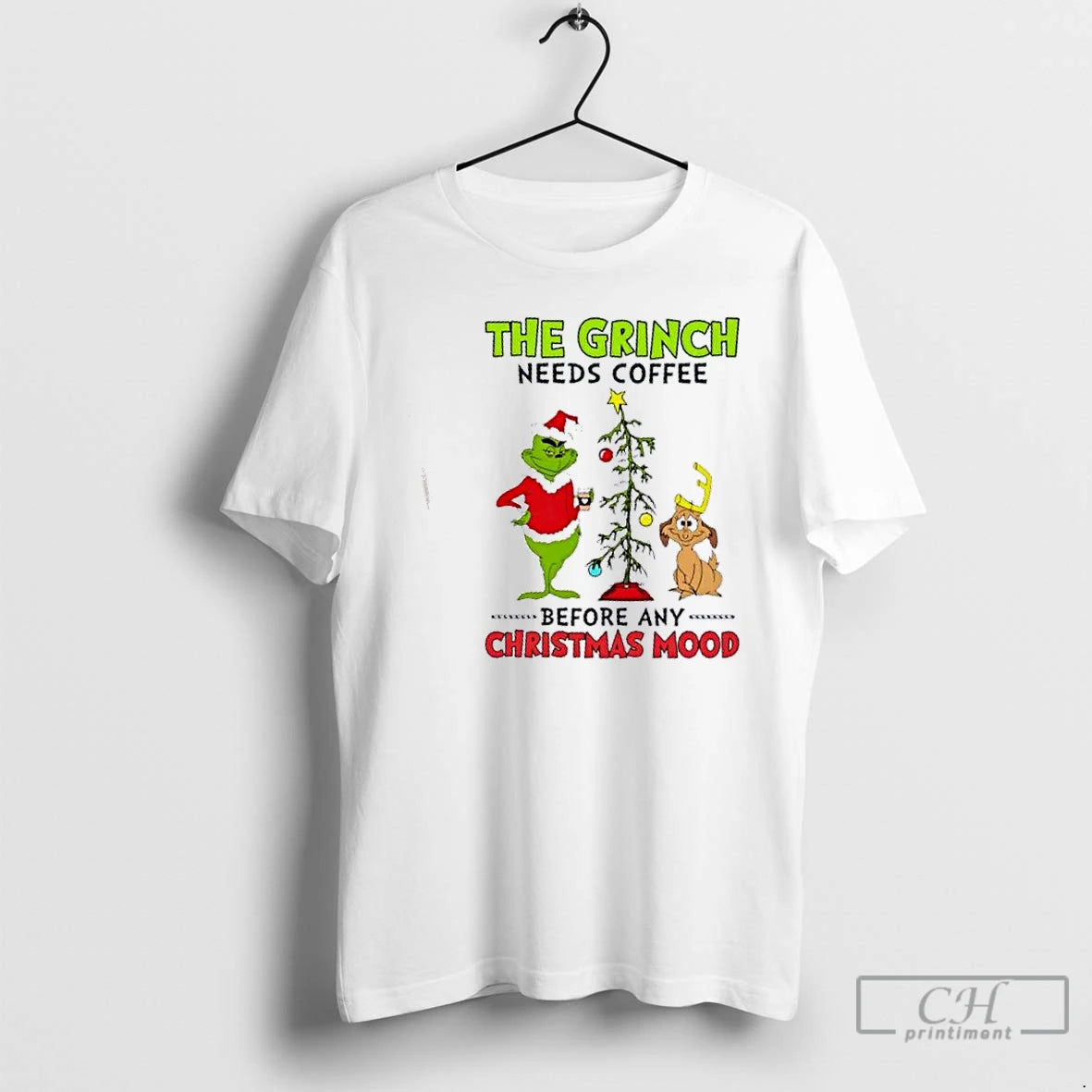 Classic The Grinch Needs Coffee Before Any Christmas Mood T Shirts Hoodie, Sweatshirt | InkRitualCo.com