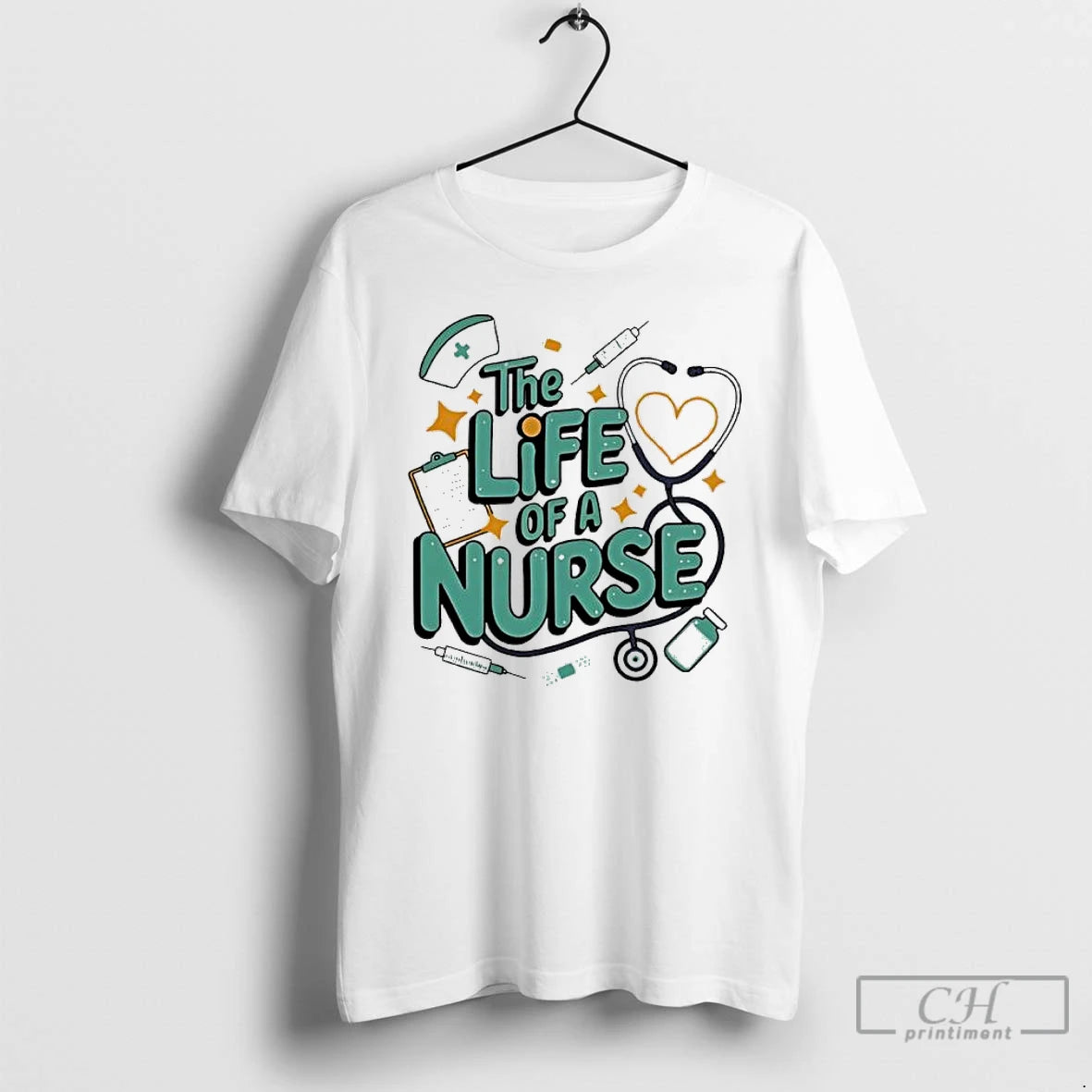 Classic The Life Of A Nurse Design T-Shirts, Hoodie, Sweatshirt | InkRitualCo.com