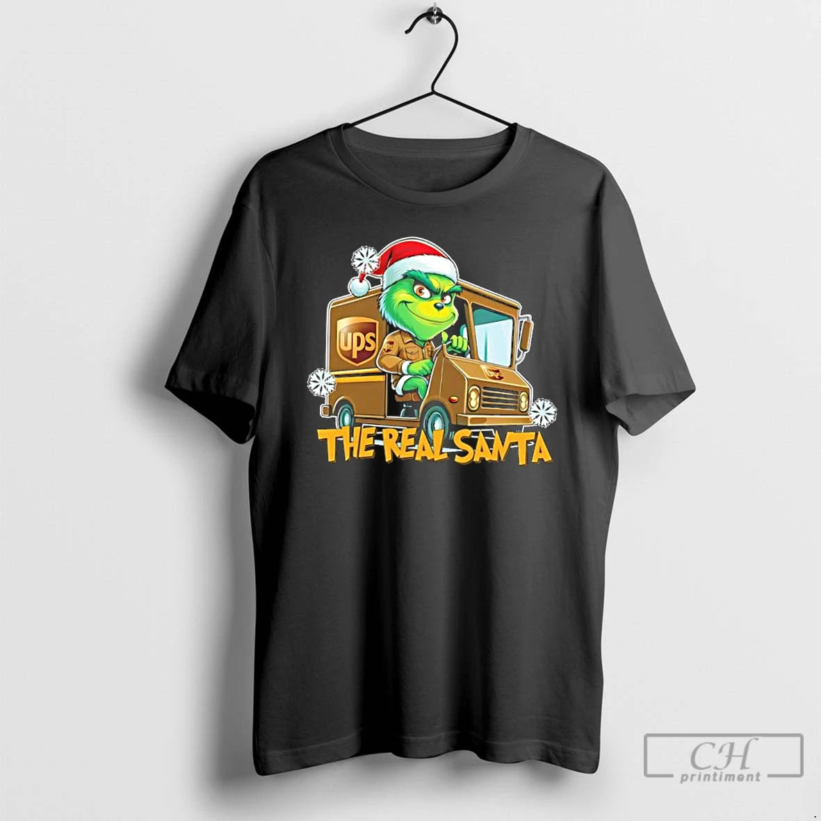 Classic The Real Santa Funny Christmas Carrier Grinch T-Shirts, Hoodie, Sweatshirt | InkRitualCo.com