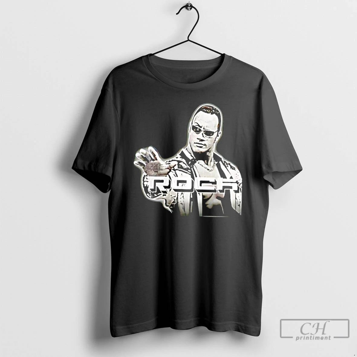 Classic The Rock Johnson Halftone 90s Vintage T-Shirts, Hoodie, Sweatshirt | InkRitualCo.com