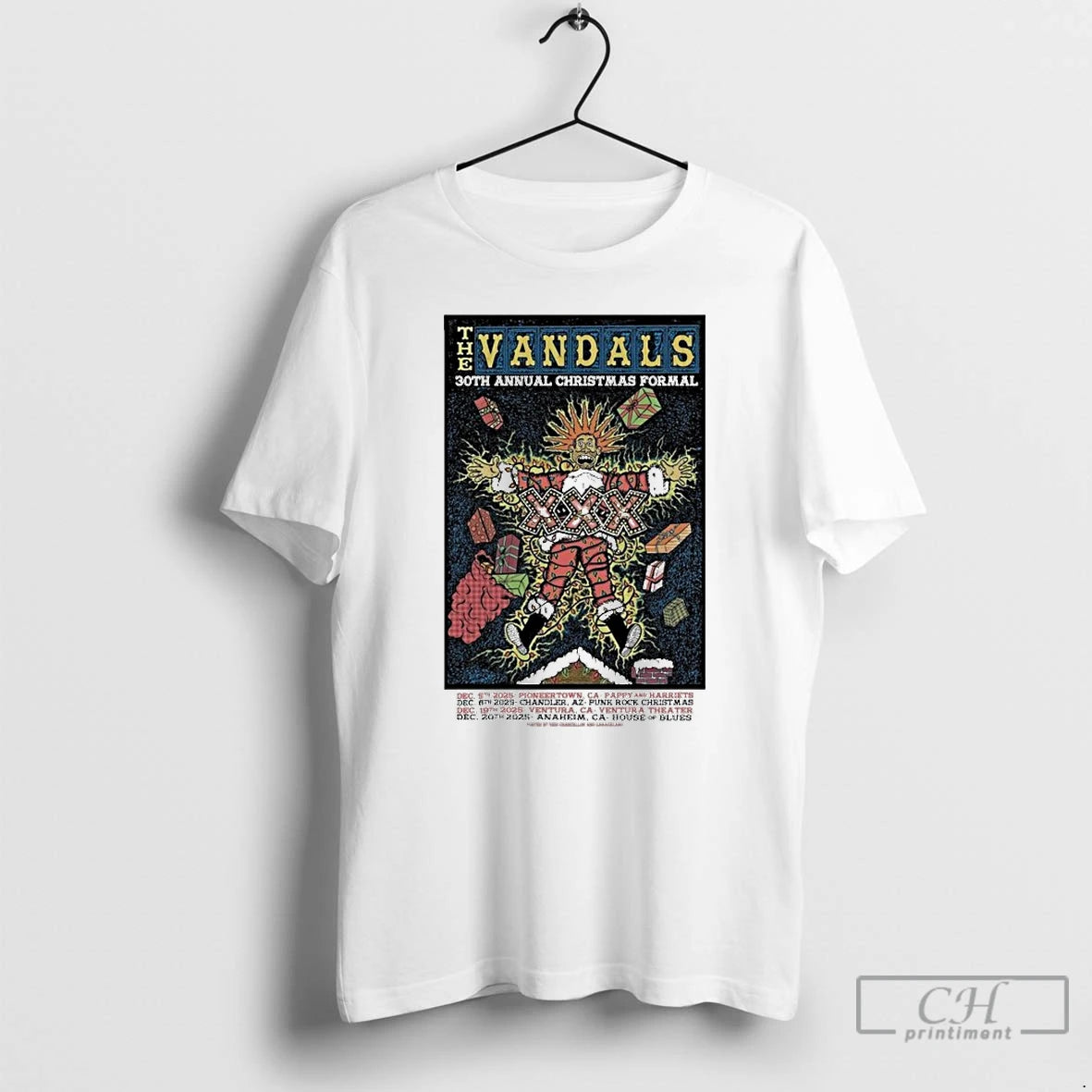 Classic The Vandals 30th Annual Christmas Formal Dec 19 2025 In Ventura Ca T Shirts Hoodie, Sweatshirt | InkRitualCo.com