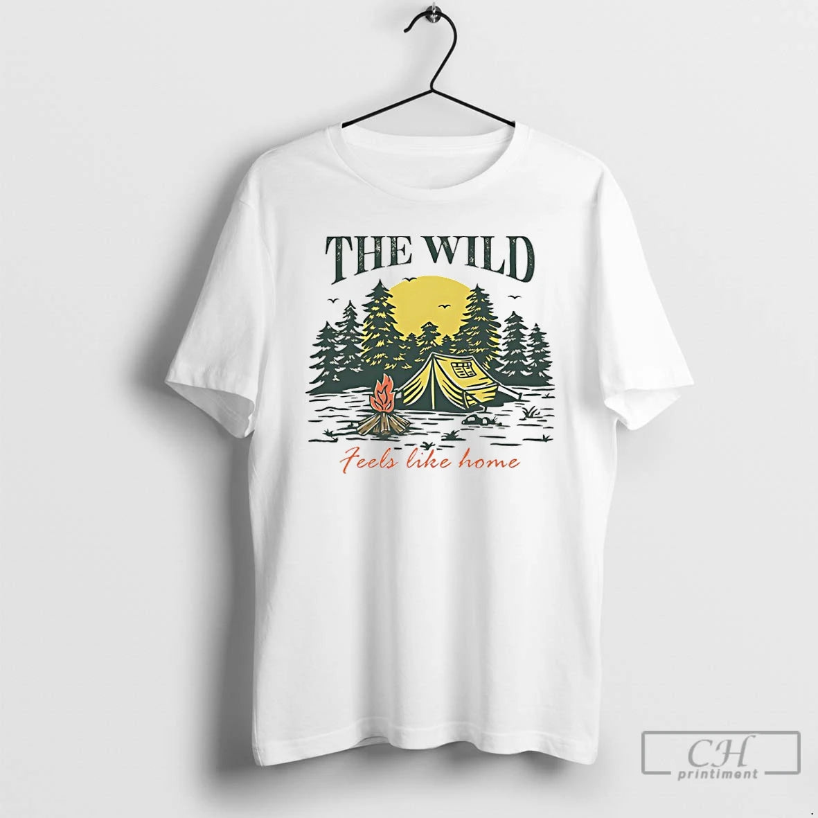 Classic The Wild Feels Like Home Vintage T-Shirts, Hoodie, Sweatshirt | InkRitualCo.com