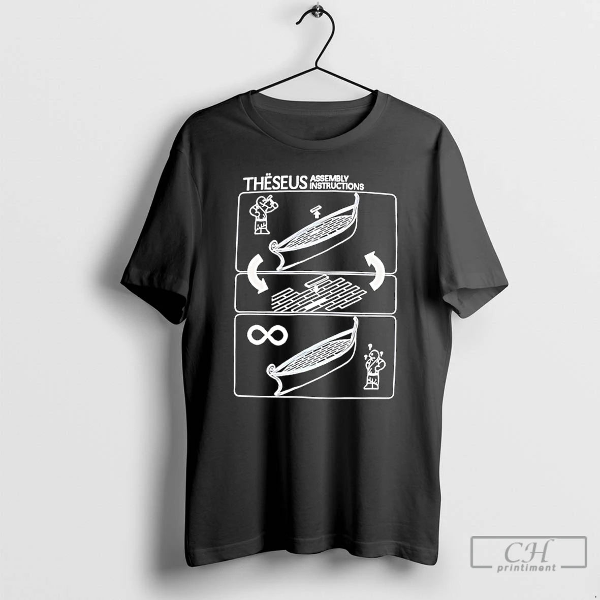 Classic Theseus Assembly Instructions Funny Philosophy T-Shirts, Hoodie, Sweatshirt | InkRitualCo.com
