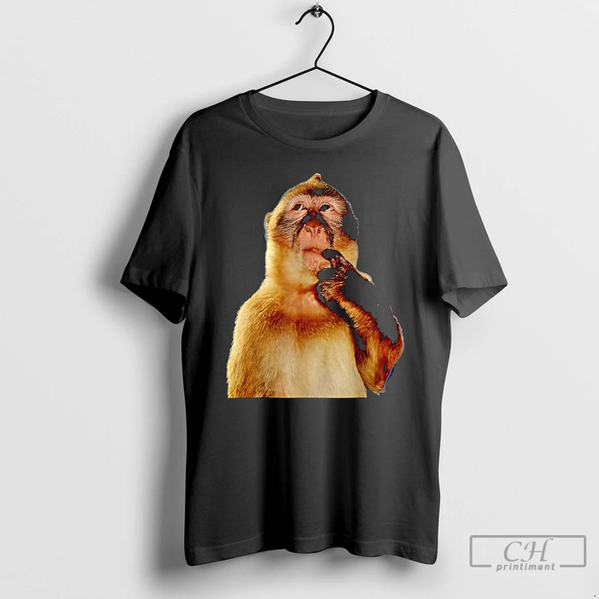 Classic Thinking Monkey Funny Meme Cute T-Shirts, Hoodie, Sweatshirt | InkRitualCo.com