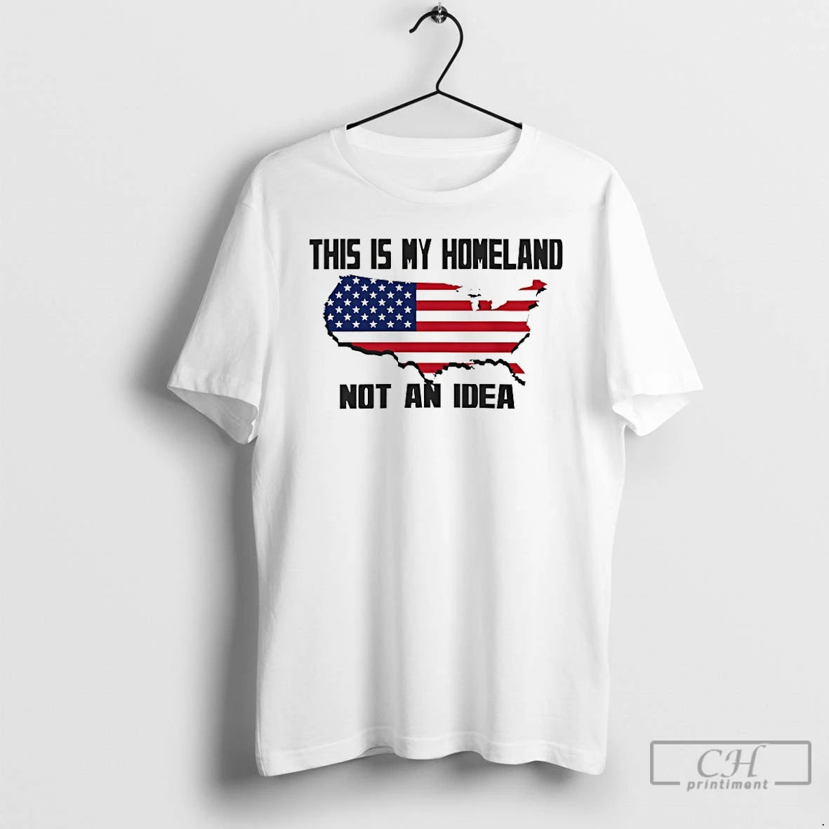 Classic This Is My Homeland Not An Idea Usa Flag T-Shirts, Hoodie, Sweatshirt | InkRitualCo.com