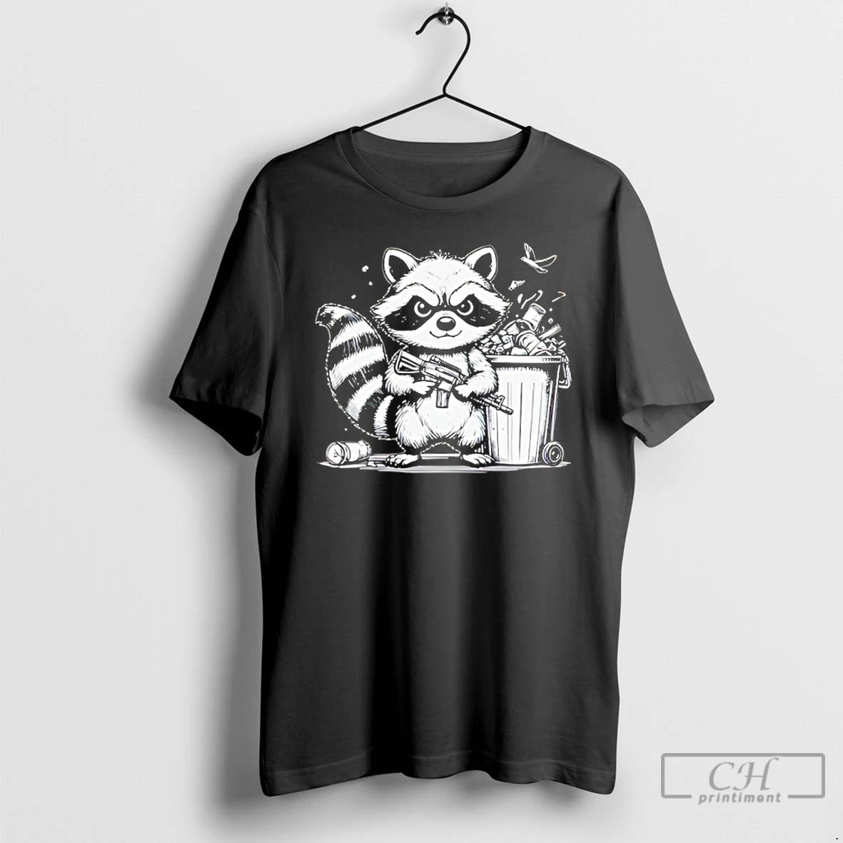 Classic Tiberius The Trash Panda Ar Gun T-Shirts, Hoodie, Sweatshirt | InkRitualCo.com