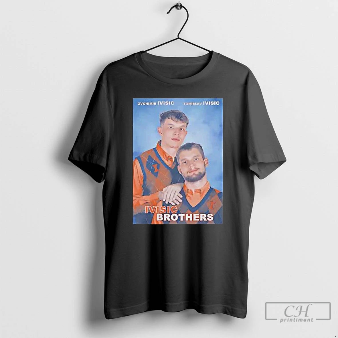 Classic Tomi And Zvonimir Ivisic Brothers Step Brothers Illinois Fighting Illini T-Shirts, Hoodie, Sweatshirt
