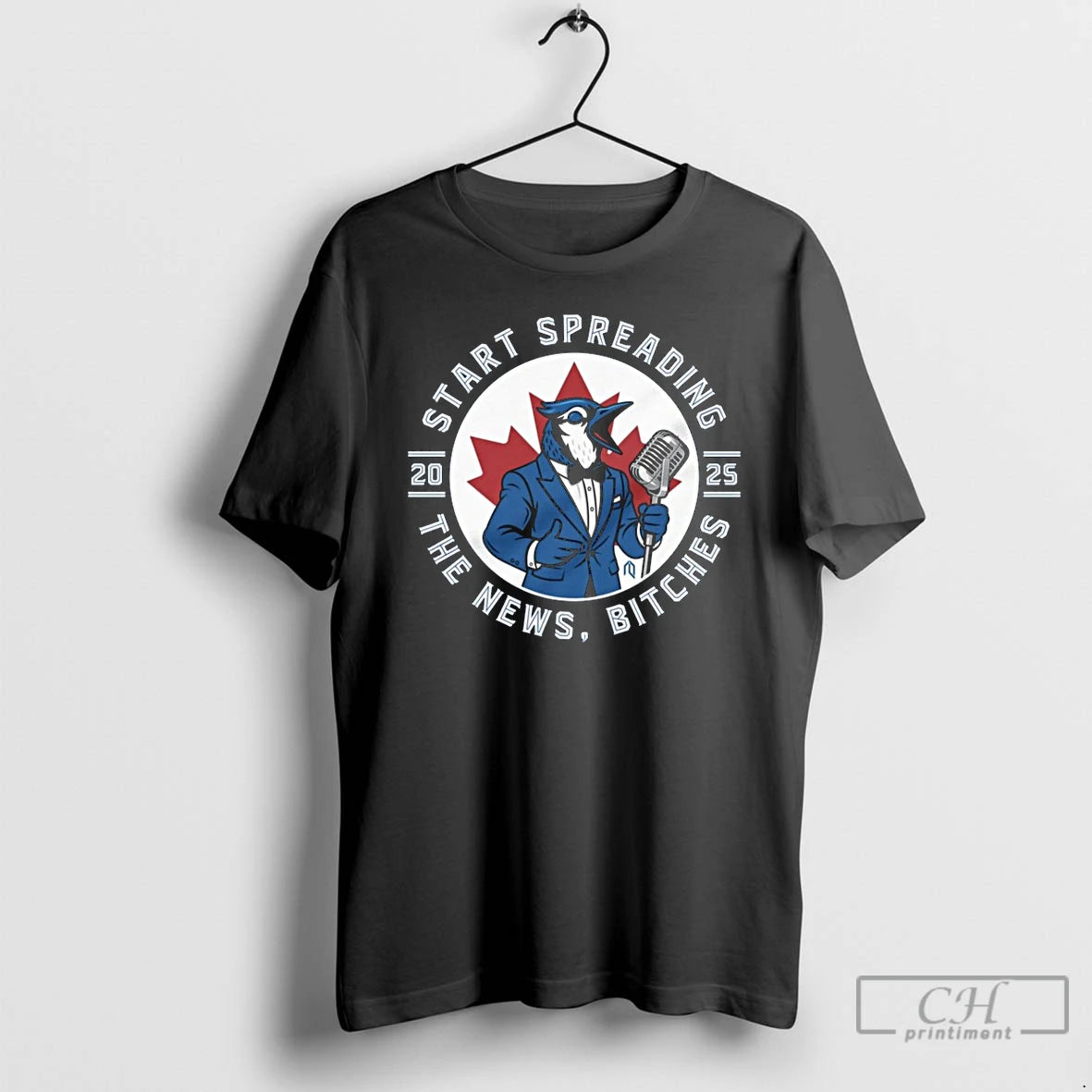 Classic Toronto Blue Jays Start Spreading The News Bitches 2025 Mascot T Shirts Hoodie, Sweatshirt | InkRitualCo.com