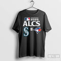 Classic Toronto Blue Jays Vs Seattle Mariners 2025 Alcs Baseball Matchup T Shirts Hoodie, Sweatshirt | InkRitualCo.com