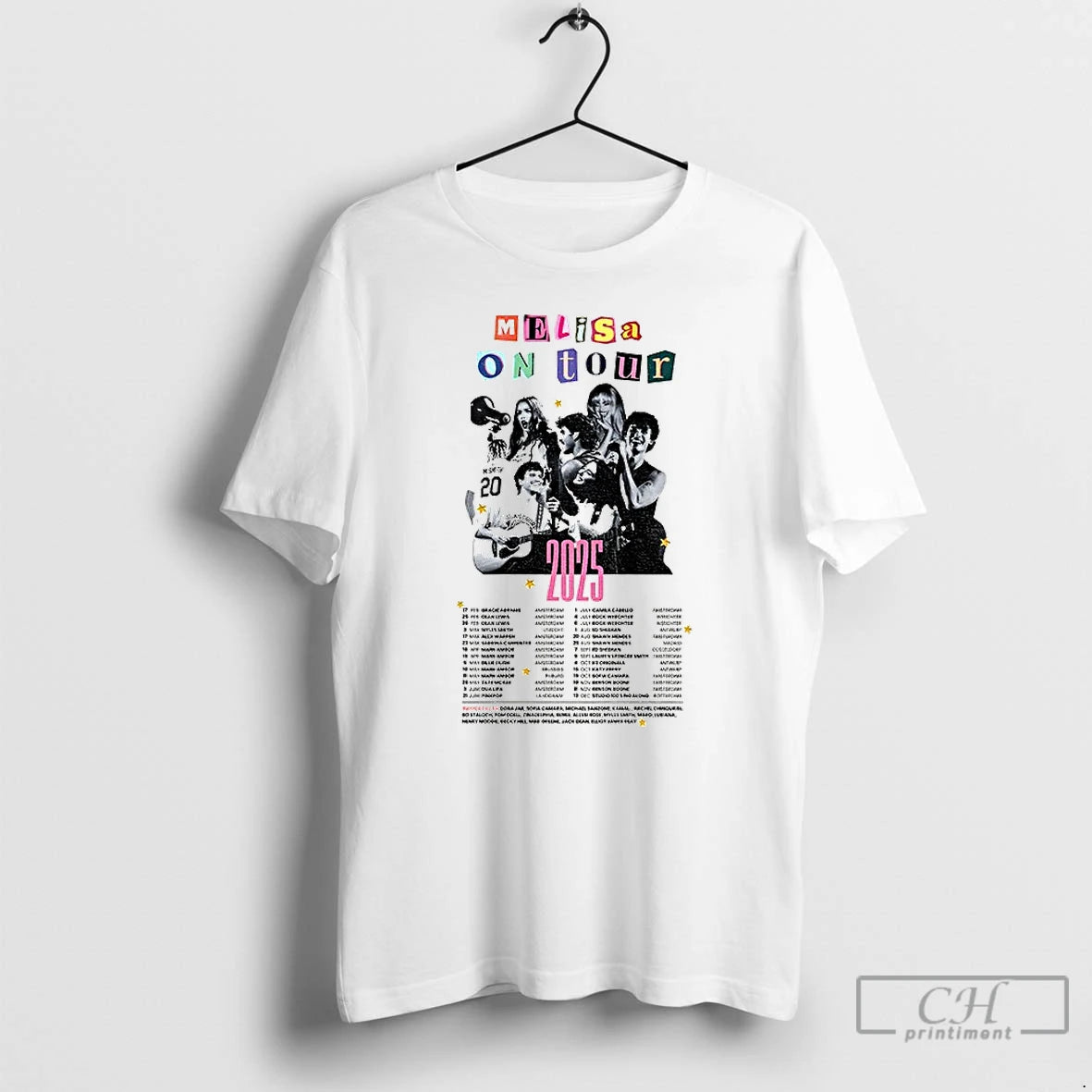 Classic Tour Melisa On Tour 2025 T-Shirts, Hoodie, Sweatshirt | InkRitualCo.com