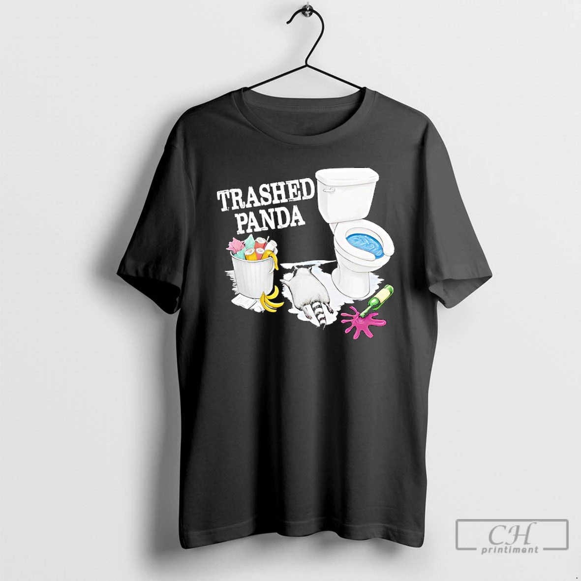 Classic Trashed Panda Funny Drunk Raccoon Funny T-Shirts, Hoodie, Sweatshirt | InkRitualCo.com