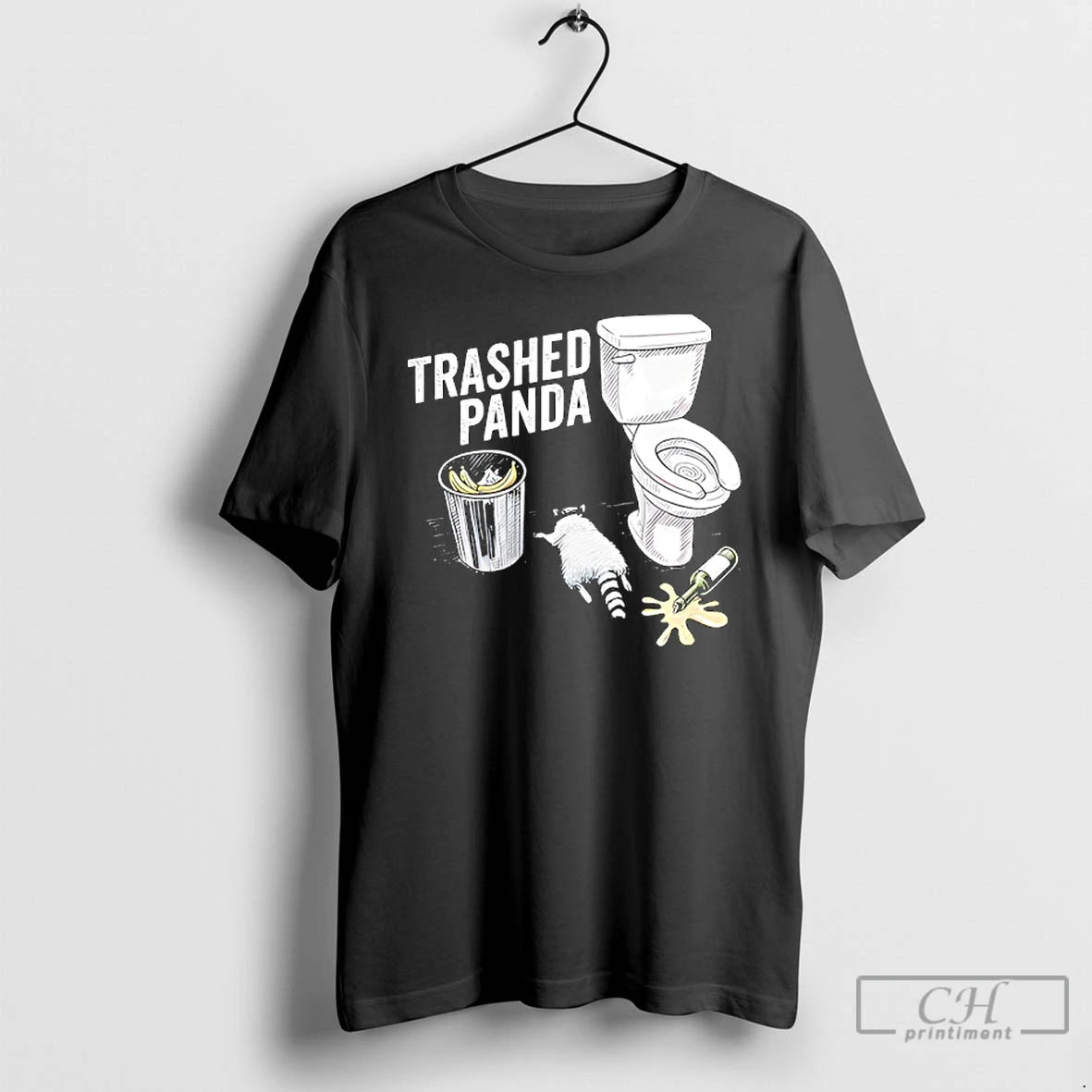Classic Trashed Panda Funny Drunk Raccoon T-Shirts, Hoodie, Sweatshirt | InkRitualCo.com