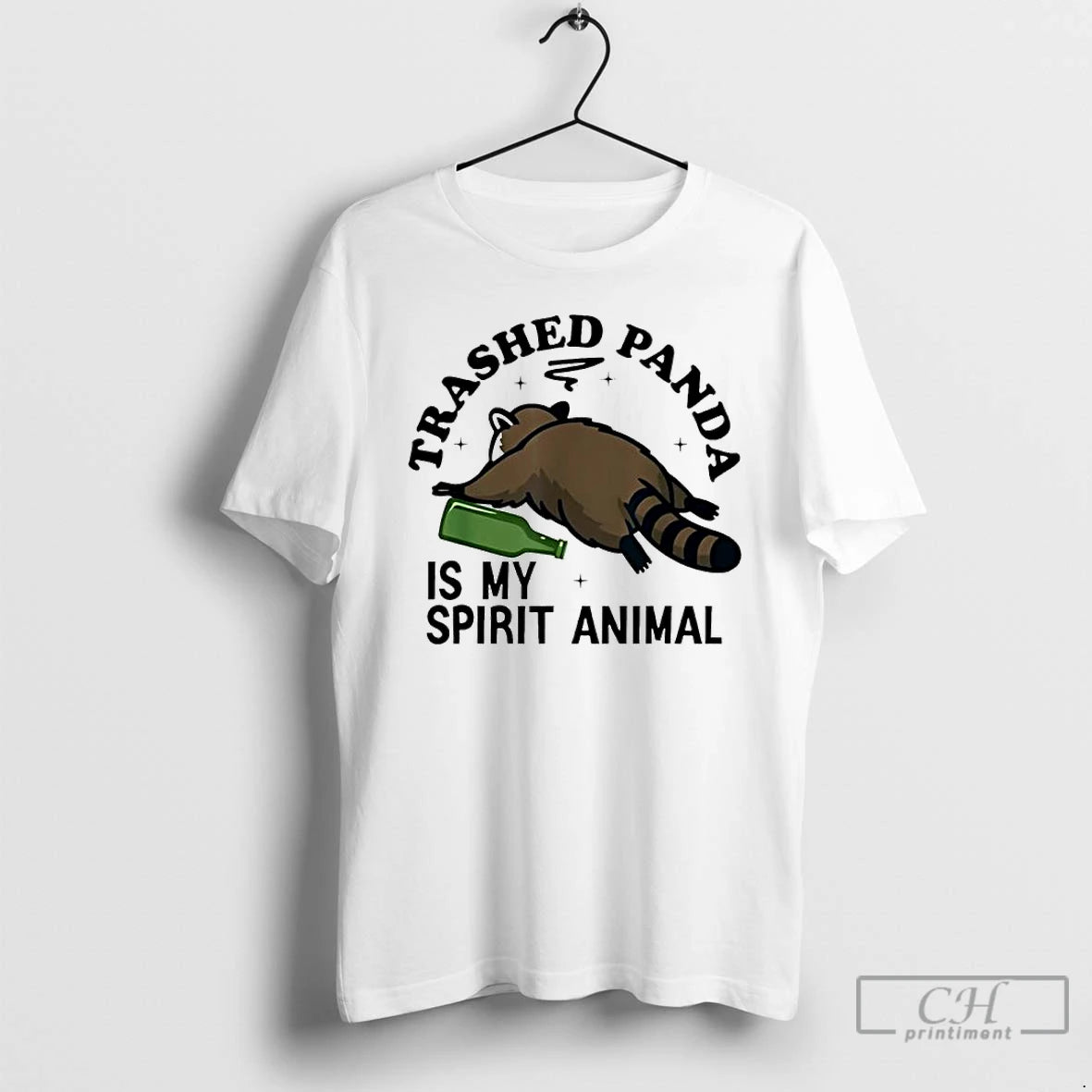 Classic Trashed Panda Is My Spirit Animal Racoon Meme T-Shirts, Hoodie, Sweatshirt | InkRitualCo.com
