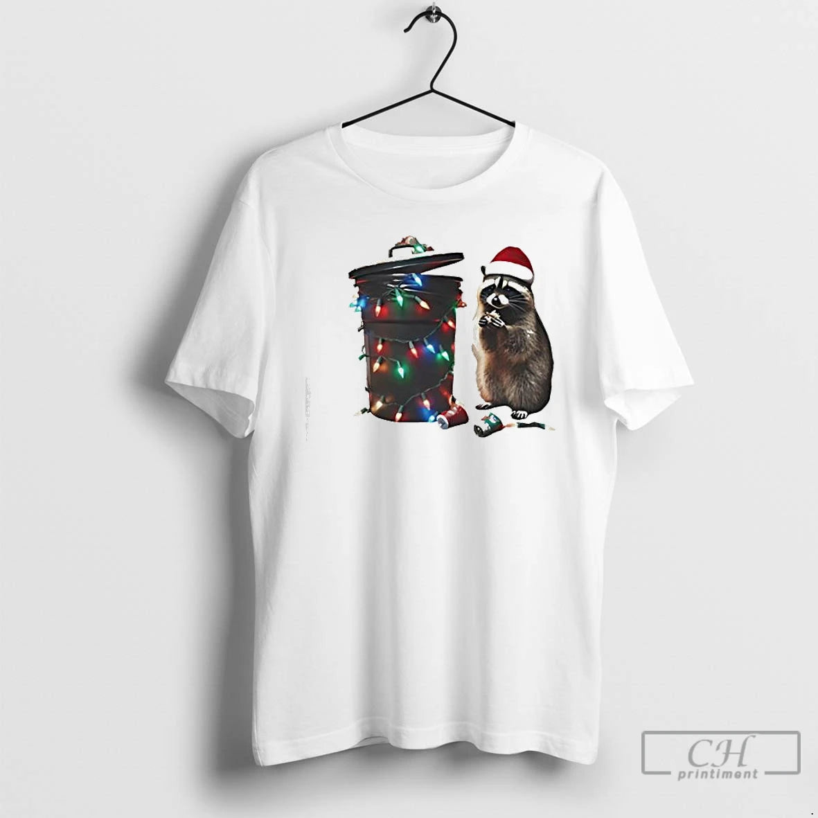 Classic Trashy Christmas Raccoon Trash Lights Graphic T-Shirts, Hoodie, Sweatshirt | InkRitualCo.com