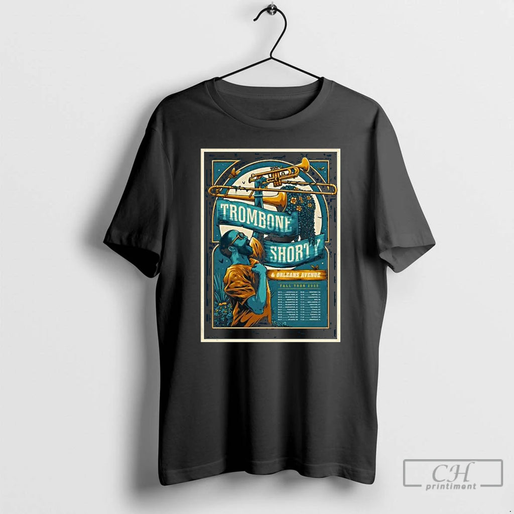Classic Trombone Shorty And Orleans Avenua Fall 2025 Shows Long Sleve T Shirts Hoodie, Sweatshirt | InkRitualCo.com