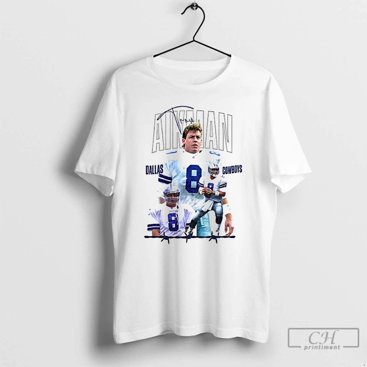 Classic Troy Aikman Dallas Cowboys Football Legend Graphic Signature T-Shirts, Hoodie, Sweatshirt | InkRitualCo.com