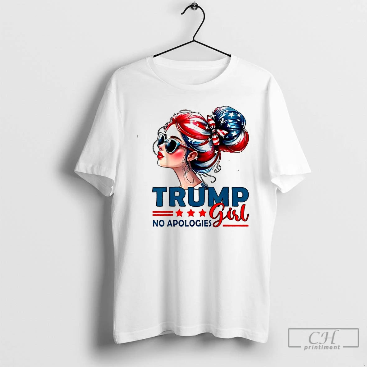 Classic Trump Girl No Apologies T-Shirts, Hoodie, Sweatshirt | InkRitualCo.com