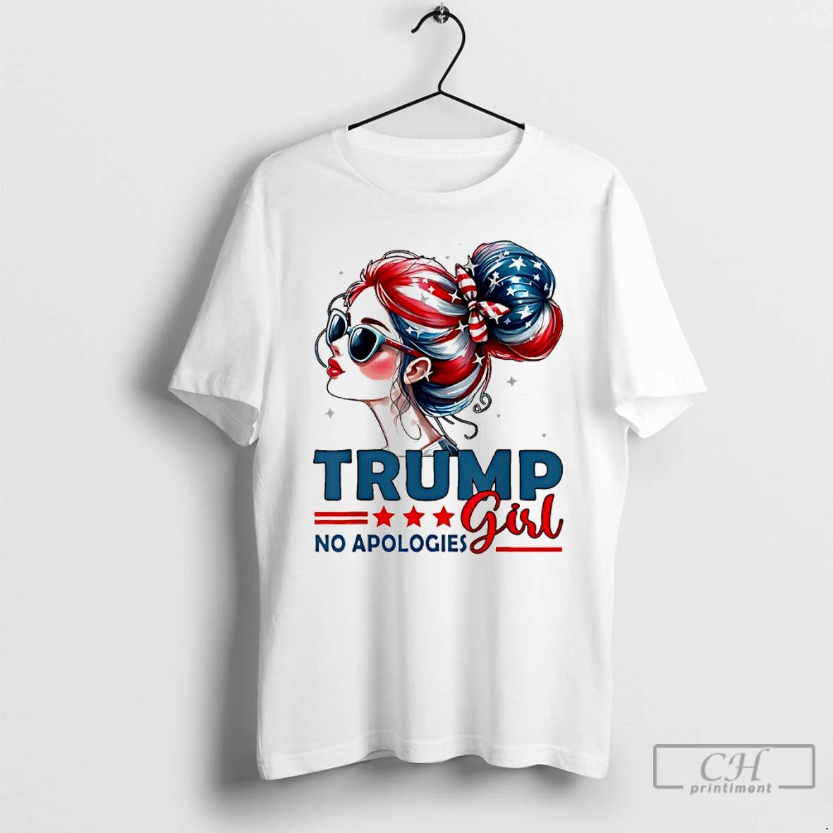 Classic Trump Maga 2025 Girl No Apologies T-Shirts, Hoodie, Sweatshirt | InkRitualCo.com