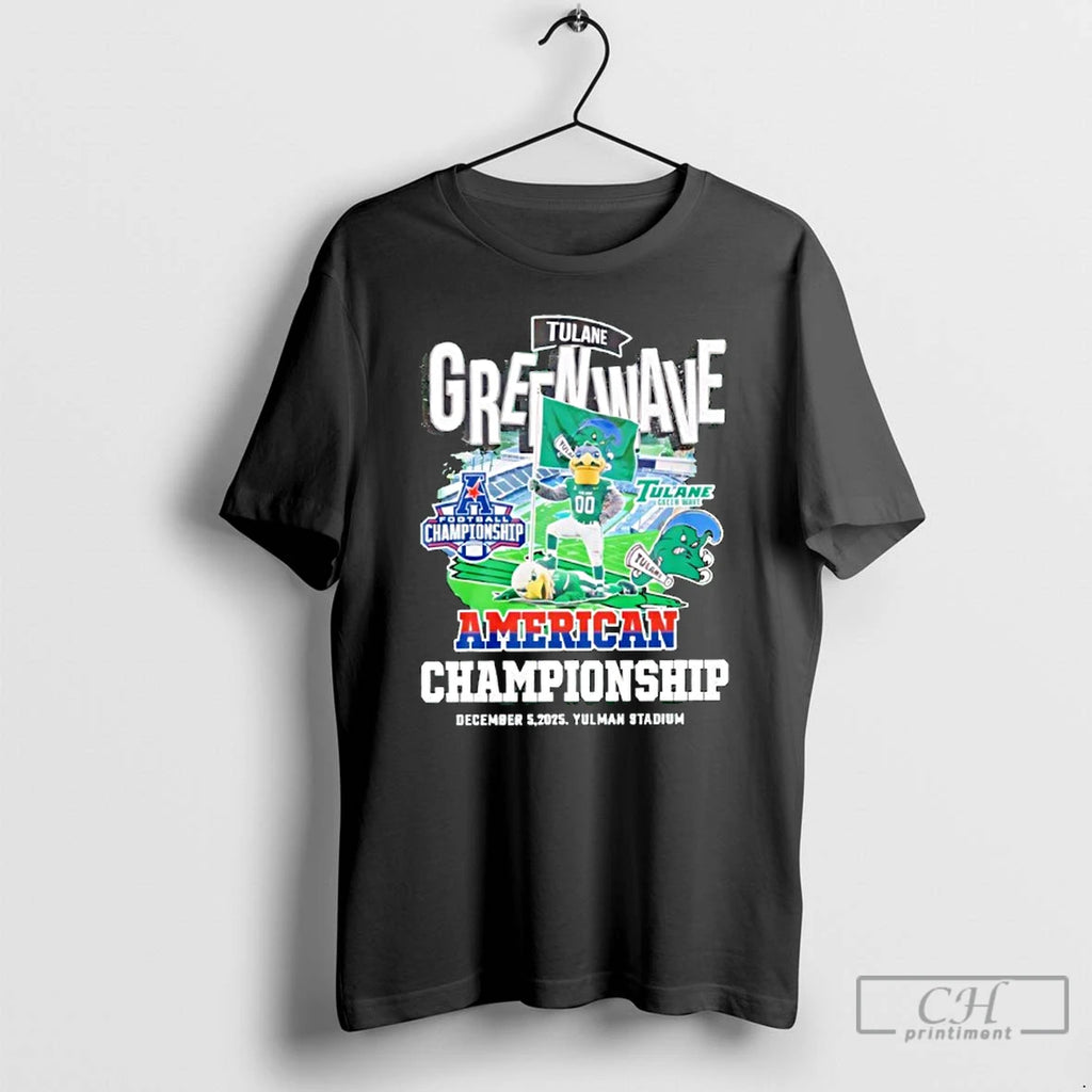 Classic Tulane Green Wave American Championship December 5 2025 T-Shirts, Hoodie, Sweatshirt | InkRitualCo.com