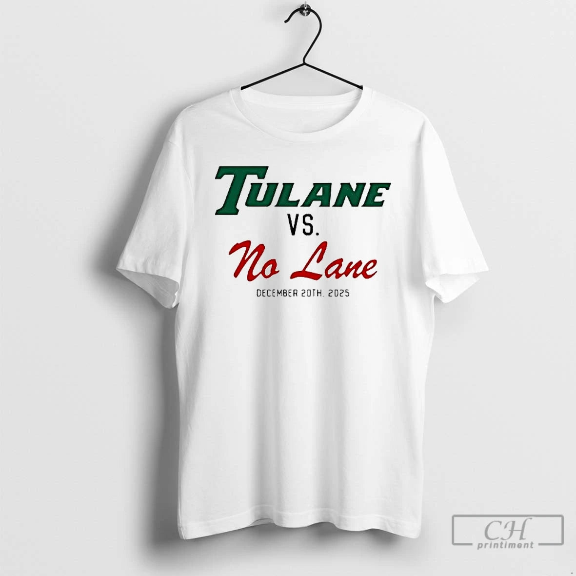 Classic Tulane Green Wave Vs No Lane December 20th 2025 Cfp T-Shirts, Hoodie, Sweatshirt | InkRitualCo.com