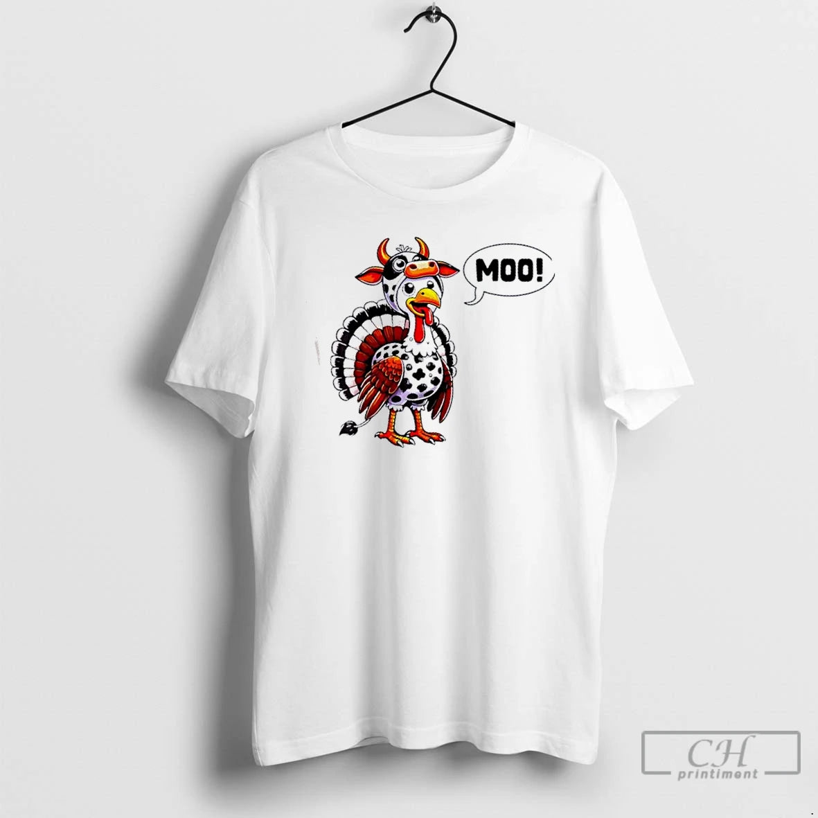 Classic Turkey Moo Cow Thanksgiving T Shirts Hoodie, Sweatshirt | InkRitualCo.com